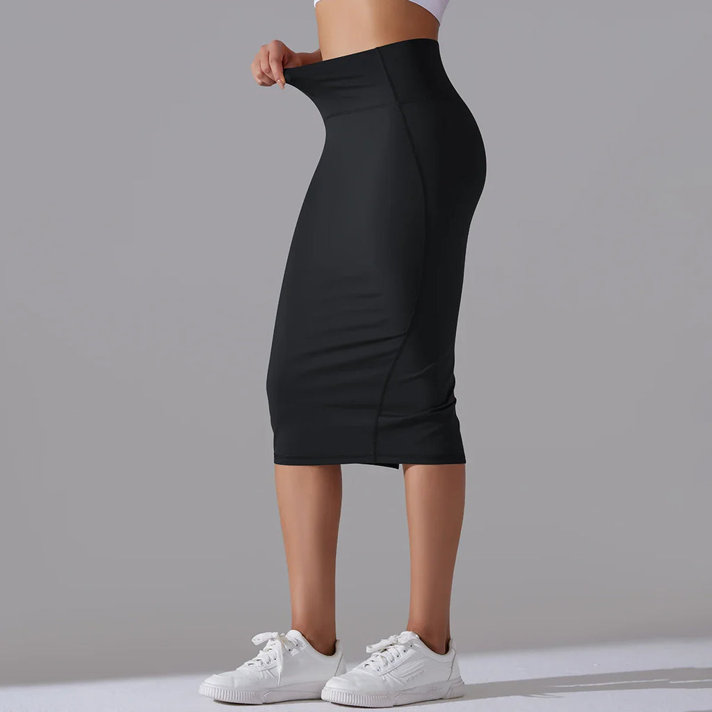 Women's Eleganza Pencil Skirt – Elegant Fit – Flattering Silhouette for Every Occasion Black