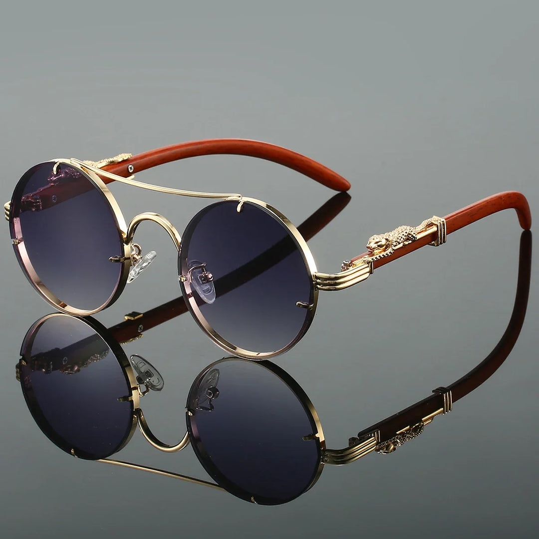 "Panther" Vintage Sunglasses – UV400 Unisex Retro Oval Eyewear-MODAUTLET