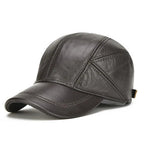 Premium Leather Cap for Stylish Comfort