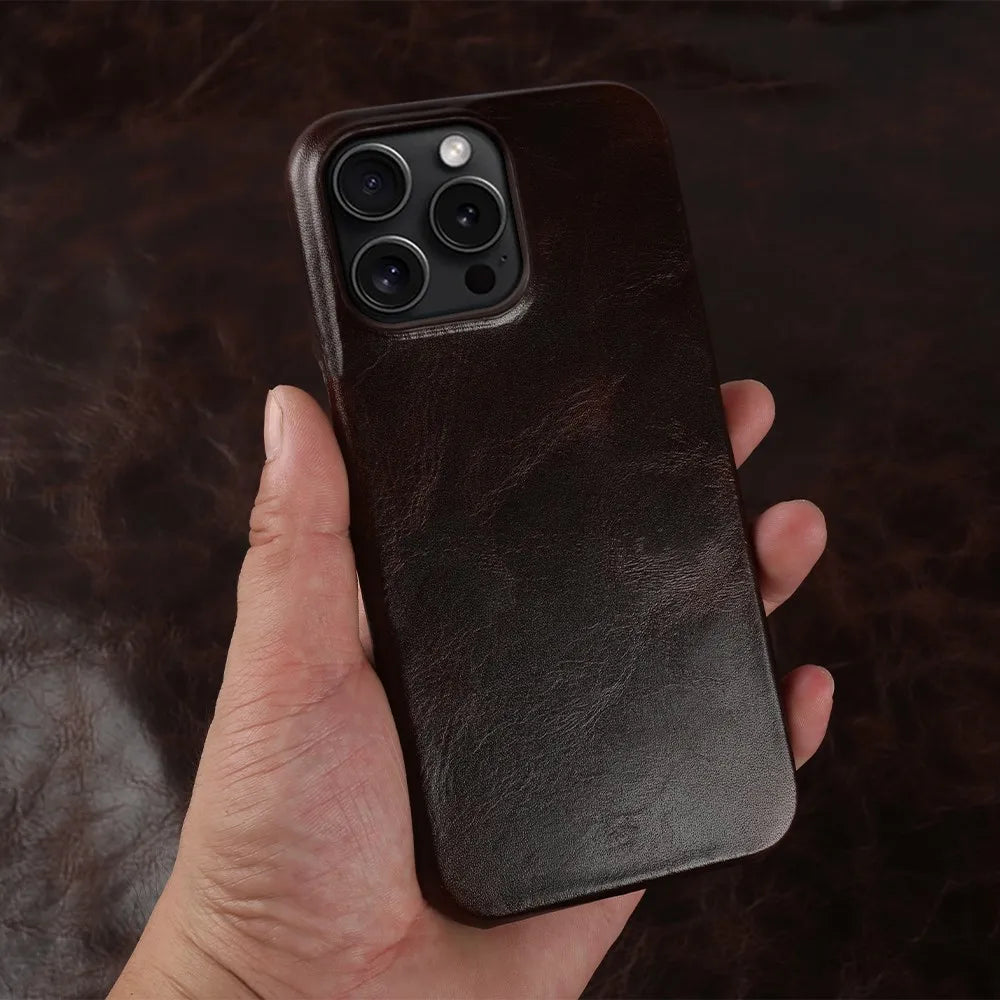 Premium Leather iPhone Case