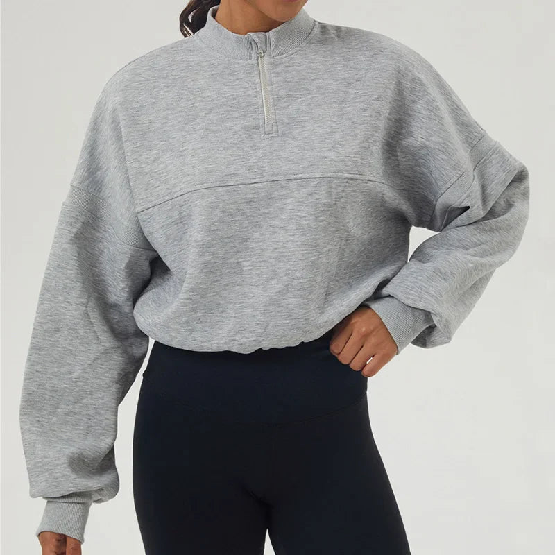 Women's Active Pullover - Comfortable and Stylish Workout Top