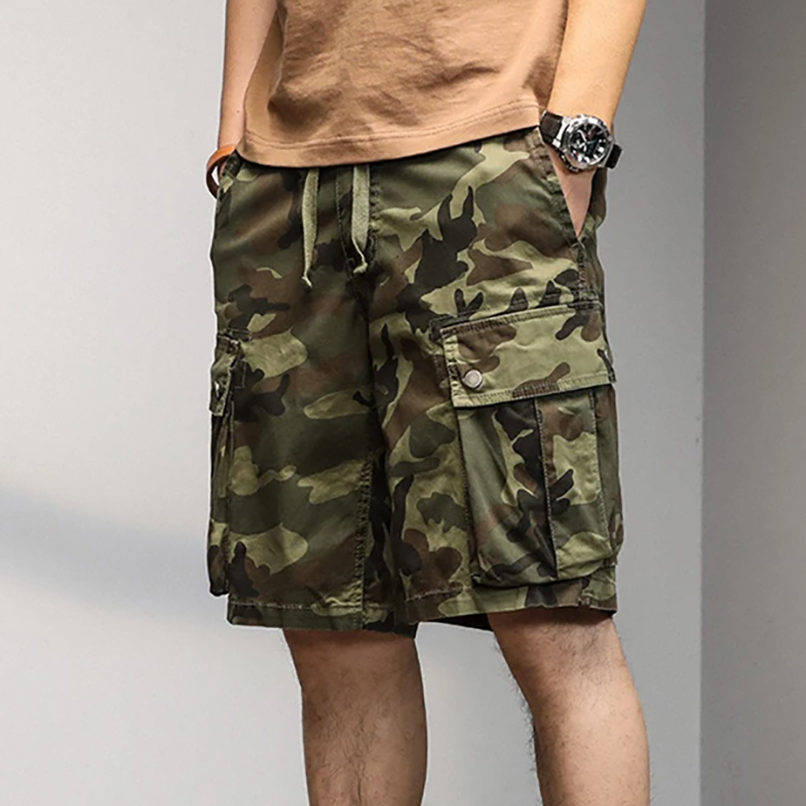 Men's Camo Vanguard Shorts-MODAUTLET