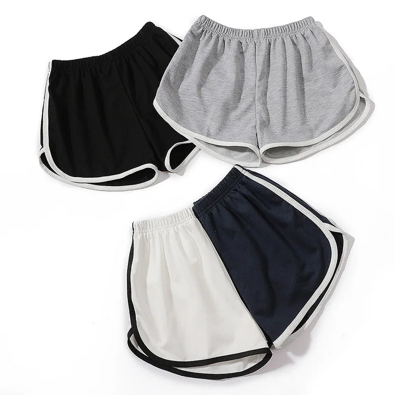 Women's Loose Fit Elastic Shorts, Quick Dry Summer Running & Fitness