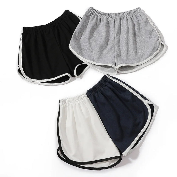 Women's Loose Fit Elastic Shorts, Quick Dry Summer Running & Fitness