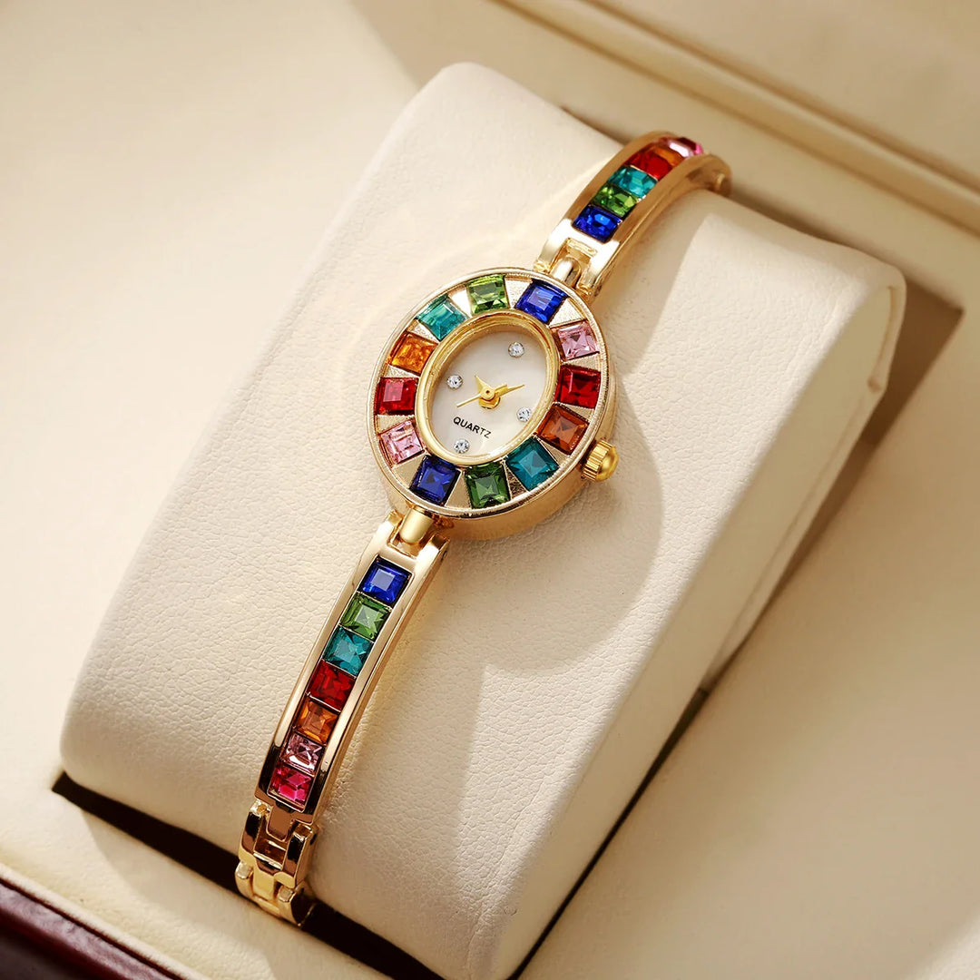 Elegant Gemstone Timepiece-MODAUTLET
