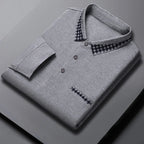 Men's Long Sleeve Classic Polo Shirt