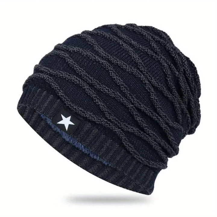 Unisex Fur-Lined Slouchy Winter Beanie-MODAUTLET