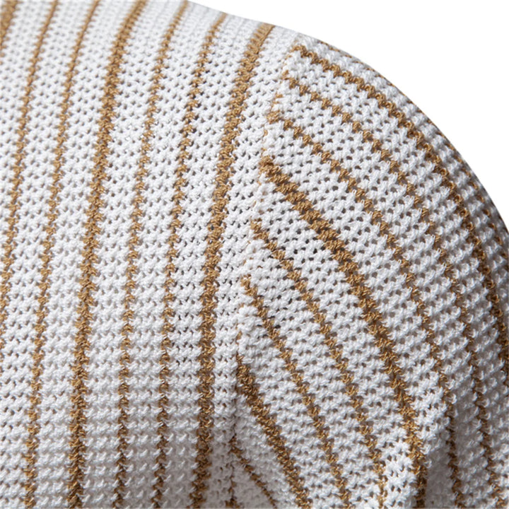 Men's Textured Knit Polo - Monaco Style-MODAUTLET
