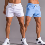 Mens Cotton Shorts Breathable Summer Casual Comfort Fit