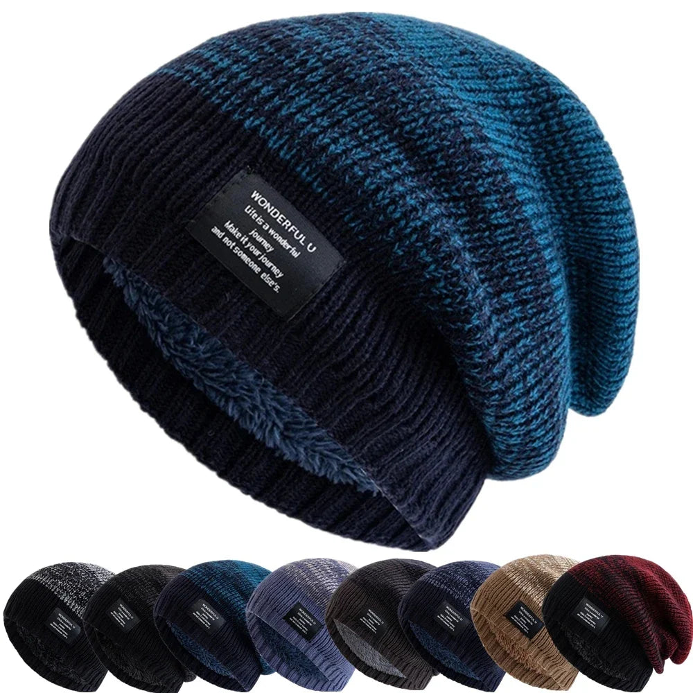 Cozy Fur-Lined Slouchy Beanie for Women-MODAUTLET