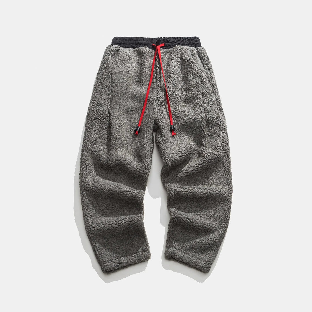 Men's Relaxed Fit Ultra Soft Fleece Sweatpants with Drawstring-MODAUTLET