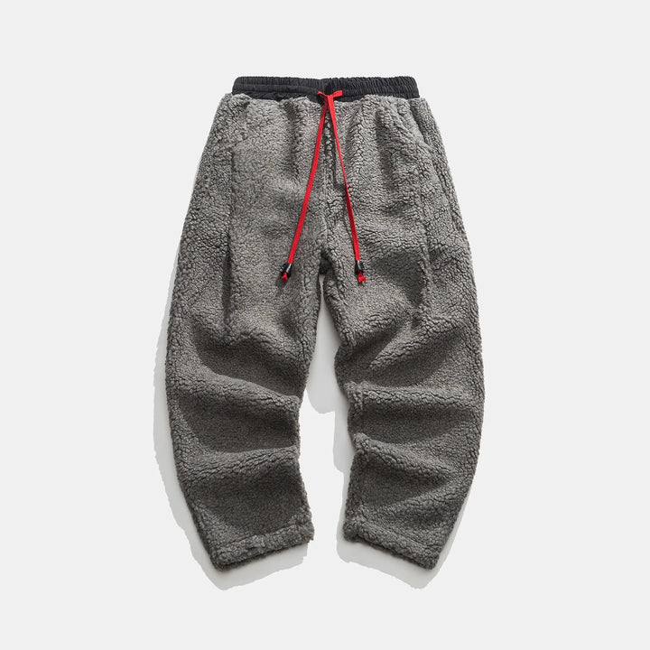 Men's Relaxed Fit Ultra Soft Fleece Sweatpants with Drawstring-MODAUTLET