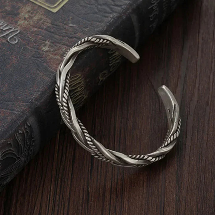 Elegant Silver Cuff Bracelet-MODAUTLET