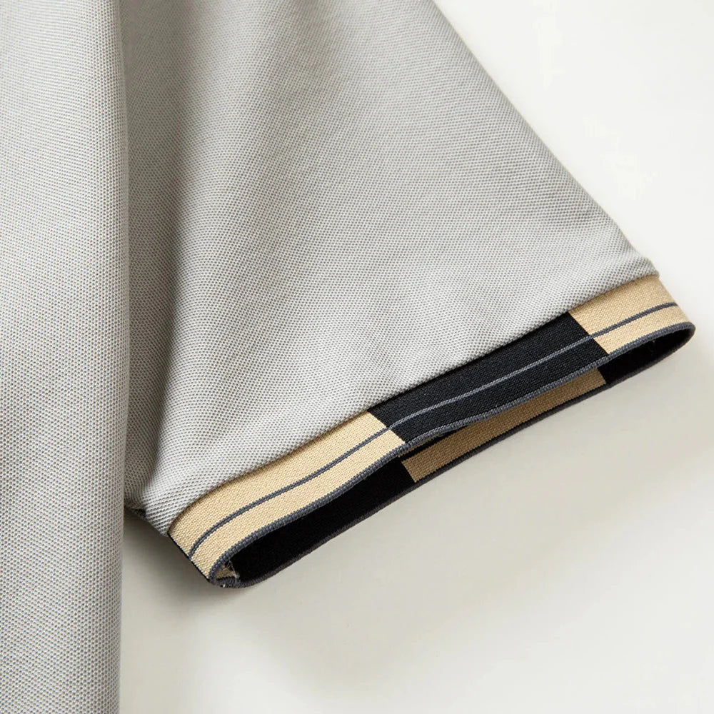 Men's Trimmed Polo Shirt-MODAUTLET