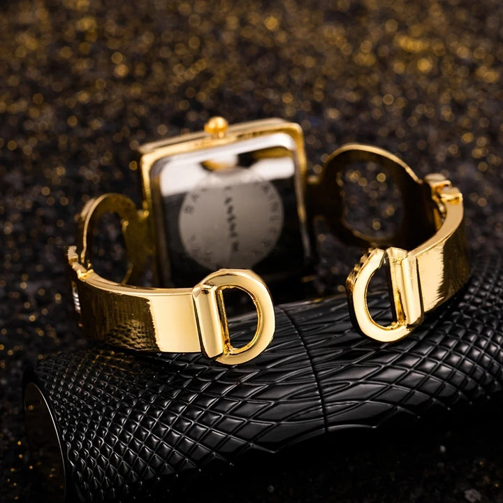 Elegant Gold Bracelet Watch for Women-MODAUTLET