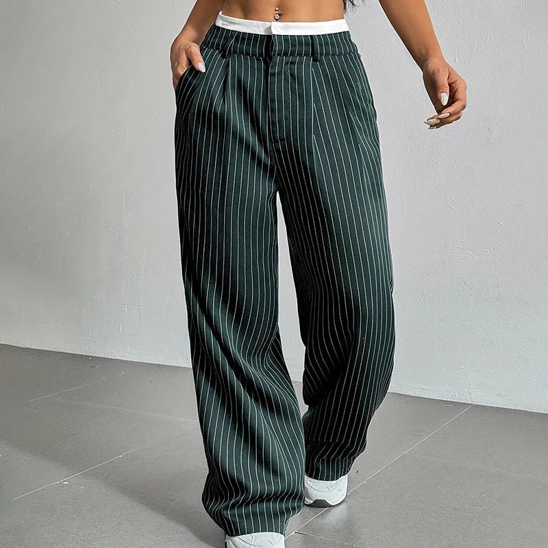 Women's Relaxed Noirline Pants-MODAUTLET