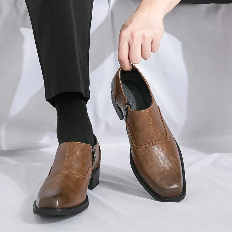 Men's Comfortable Leather Shoes-MODAUTLET
