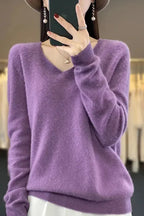 Women's Cozy Luxe Sweater - Harmonia Purple