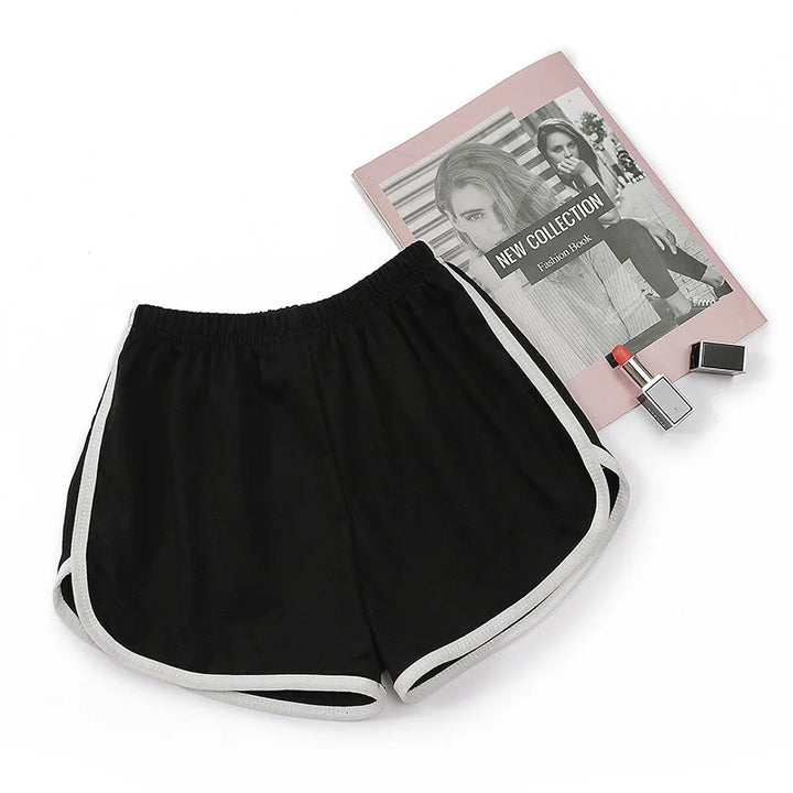 Women's Loose Fit Elastic Shorts, Quick Dry Summer Running & Fitness