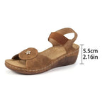 Women's Comfortable Wedge Sandals - Ideal Summer Beach Footwear