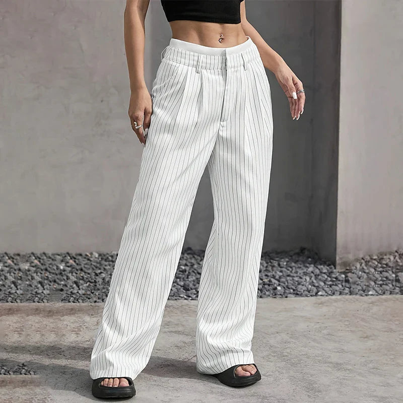 Women's Relaxed Noirline Pants-MODAUTLET