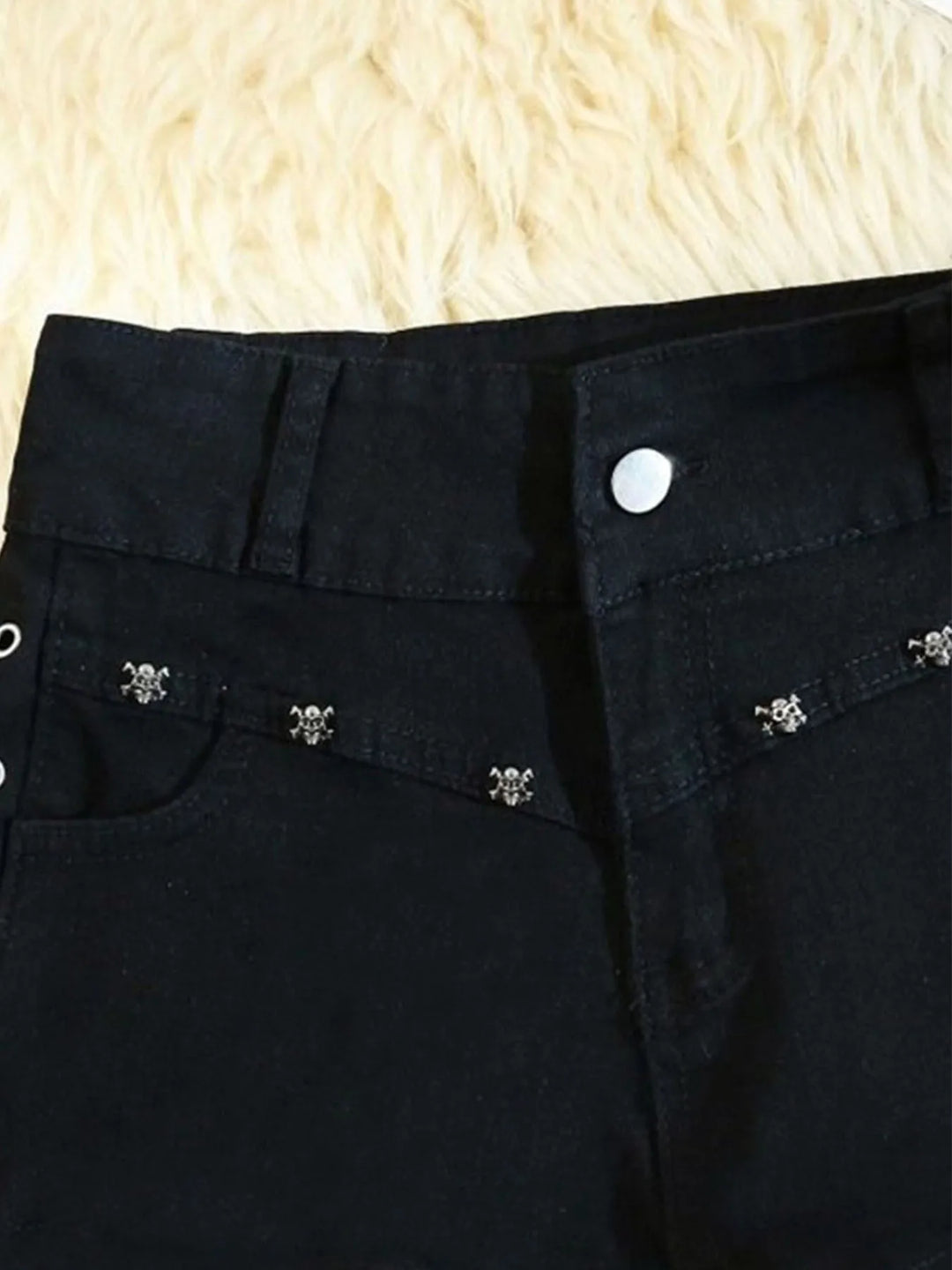 Women's Skinny Lace-up Streetwear Shorts for Daily Fashion