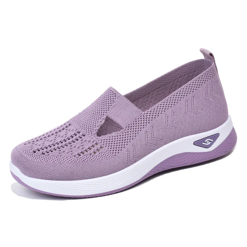 Women's Breathable Knit Sneakers-MODAUTLET