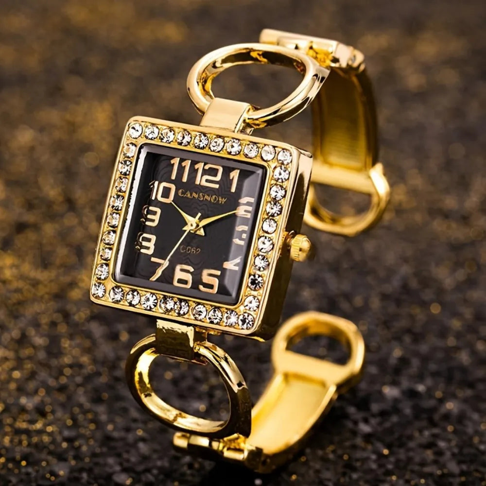 Elegant Gold Bracelet Watch for Women-MODAUTLET