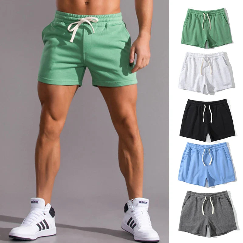 Mens Cotton Shorts Breathable Summer Casual Comfort Fit