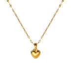 Elegant Heart-Shaped Pendant Necklace