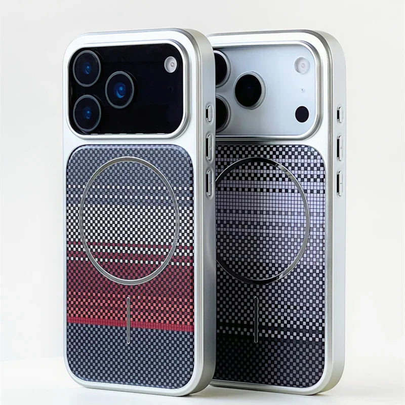 Durable Carbon Fiber Armor Phone Case-MODAUTLET