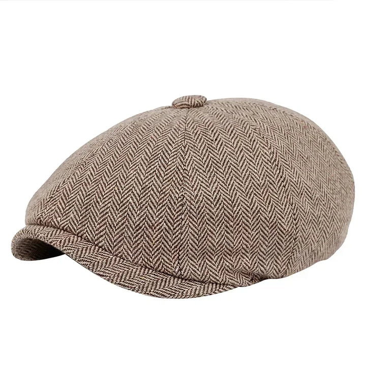 Heritage Style Vintage Tweed Flat Cap – Unisex Peaky Blinders Inspired-MODAUTLET