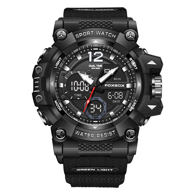 Durable Tactical Sport Watch for Outdoor Adventures Black