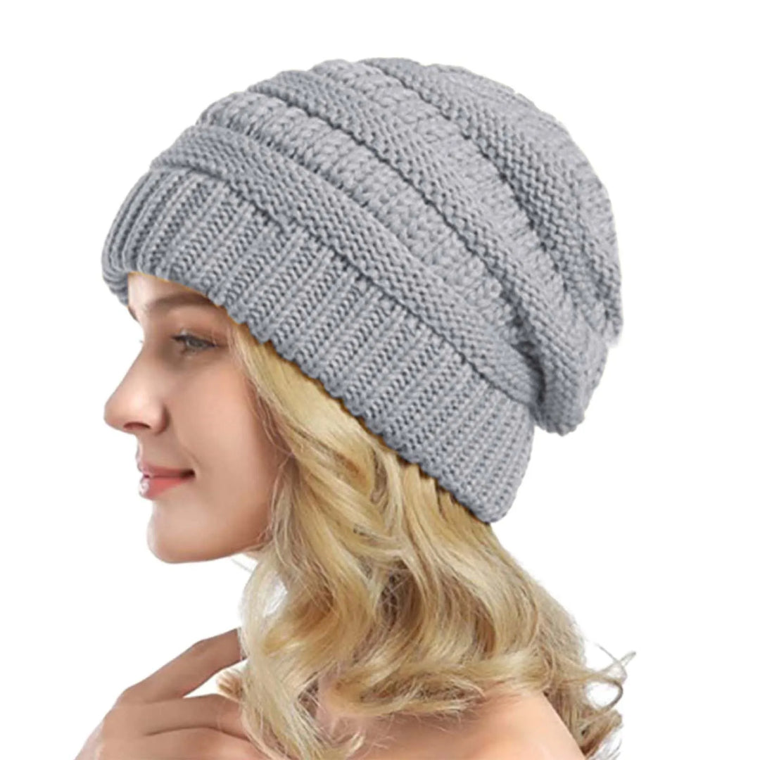 Cozy Chunky Cuffed Knit Beanie-MODAUTLET