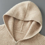 Men's Cashmere Zip Hoodie - Sorrento Style