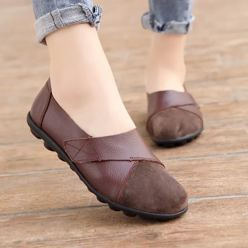 Women's Premium Leather Orthopedic Loafers - Comfy & Supportive-MODAUTLET