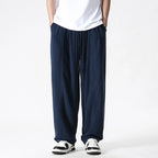 Men's Urban Breeze Linen Trousers Navy blue