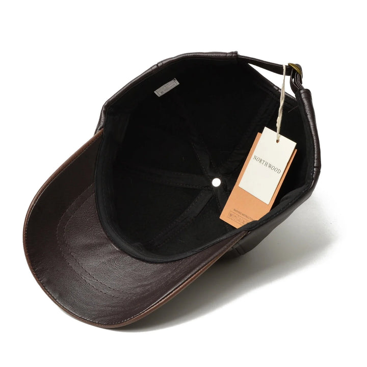 Premium Leather Cap for Stylish Comfort-MODAUTLET
