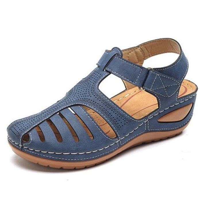 Women's Vintage Orthopedic PU Leather Sandals for Summer-MODAUTLET