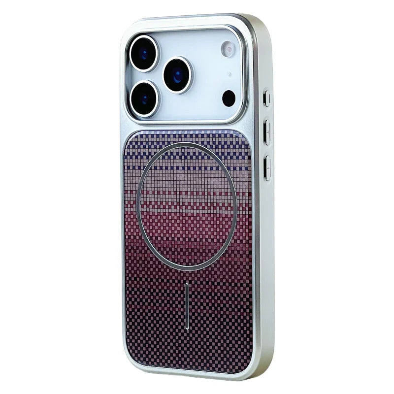 Durable Carbon Fiber Armor Phone Case Sonic Red