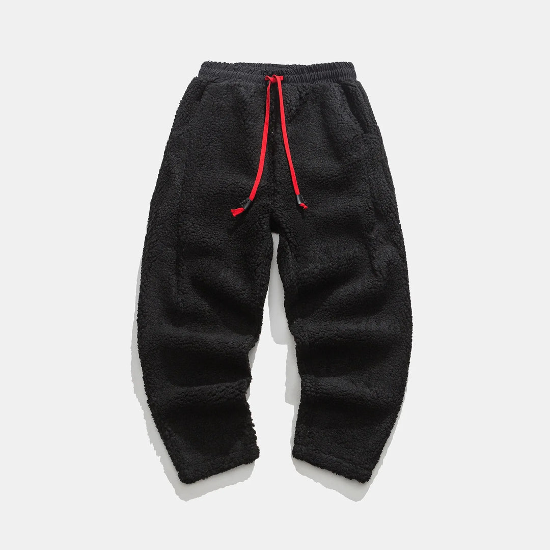 Men's Relaxed Fit Ultra Soft Fleece Sweatpants with Drawstring-MODAUTLET