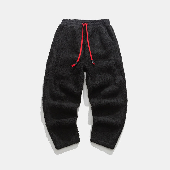 Men's Relaxed Fit Ultra Soft Fleece Sweatpants with Drawstring-MODAUTLET