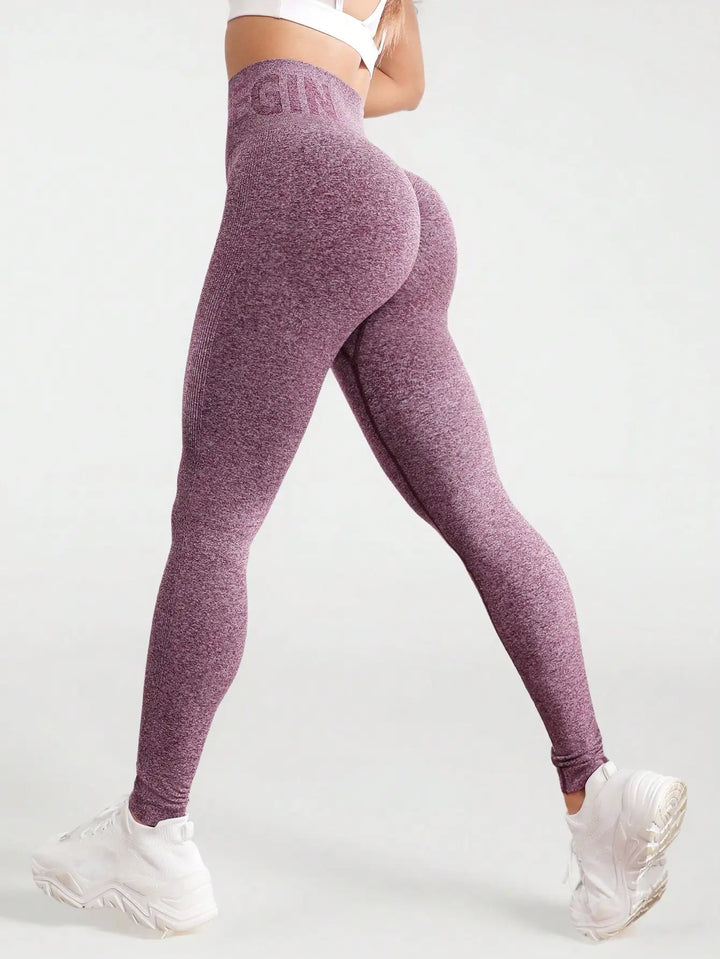Leggings de yoga pêche sans coutures pour femmes, taille haute, leggings de fitness