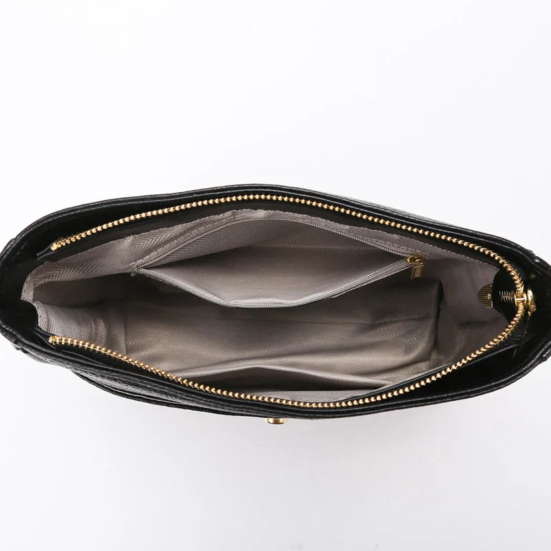 Women's Elegant Leather Shoulder Bag