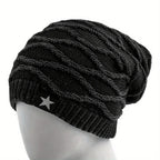Unisex Fur-Lined Slouchy Winter Beanie