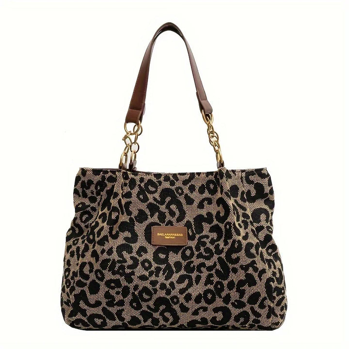 Anisa | Leopard Print Tote Bag-MODAUTLET