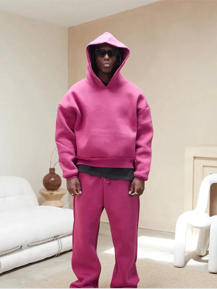 Męski oversize’owy sportowy dres