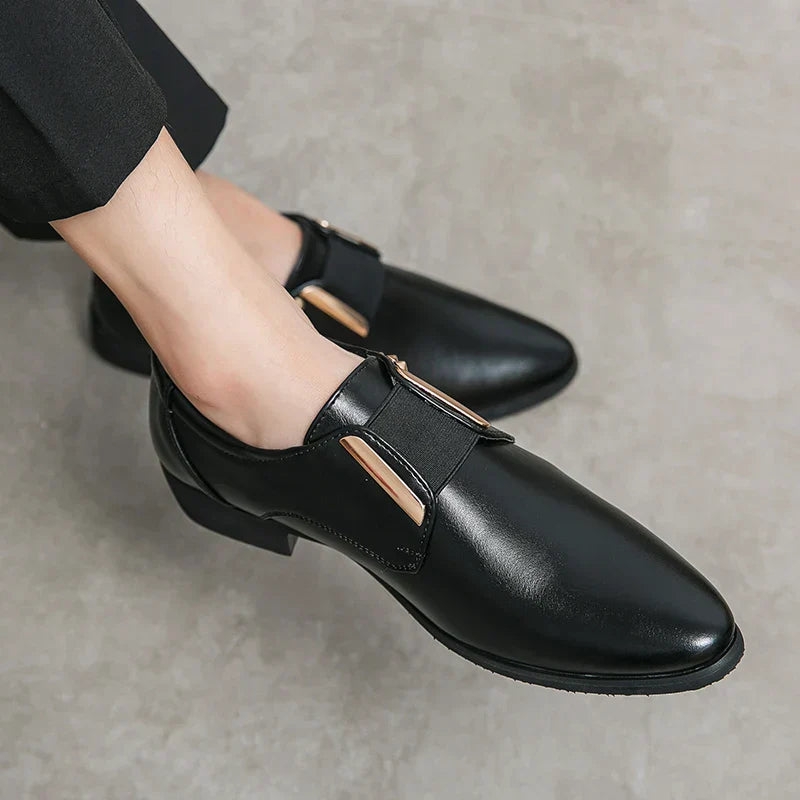 Men's Stylish Soft Leather Shoes-MODAUTLET
