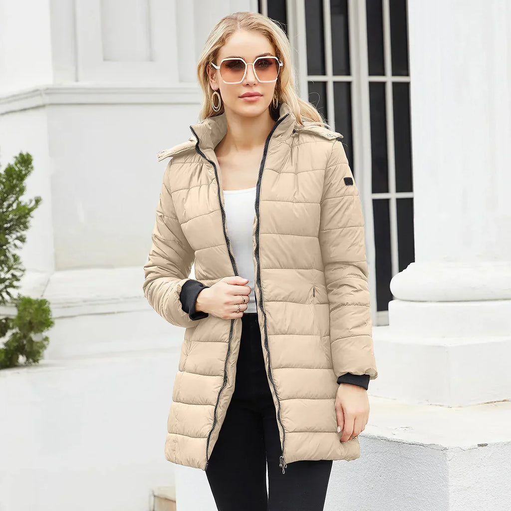 Chic Winter Jacket for Ultimate Warmth Beige