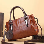 Classic Leather Handbag - Timeless Style and Elegance